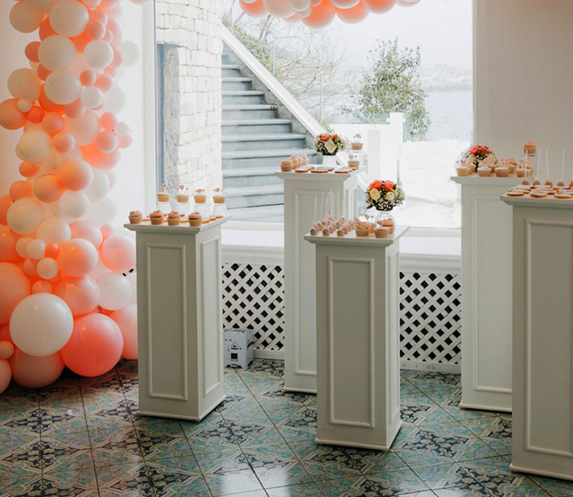 Allestimento per una festa con palloncini